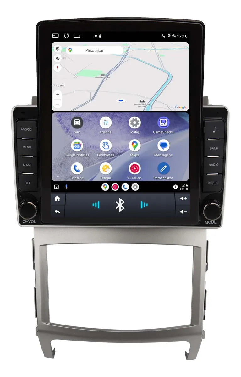 Multimidia Tesla Vera Cruz Carplay Android 14 4gb 128gb 9,7p