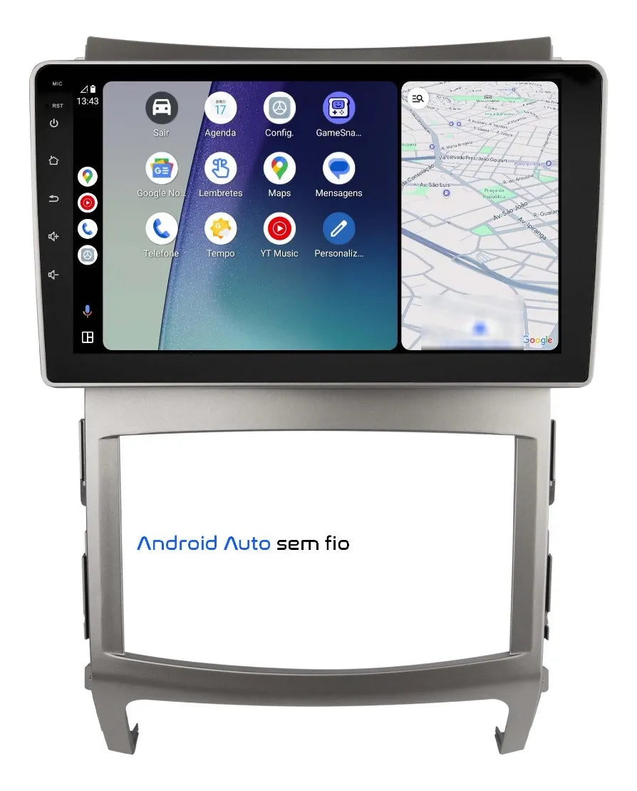 Multimidia Hyundai Vera Cruz Android Auto 128gb Carplay 9p