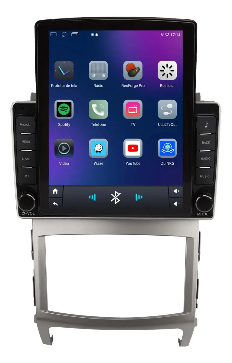Multimidia Tesla Vera Cruz Carplay Android 14 4gb 128gb 9,7p