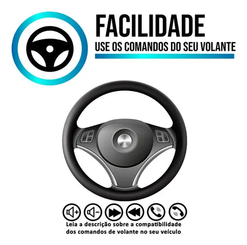 Kit Multimidia 2din Punto 08 09 10 11 12 Siri Via Carplay