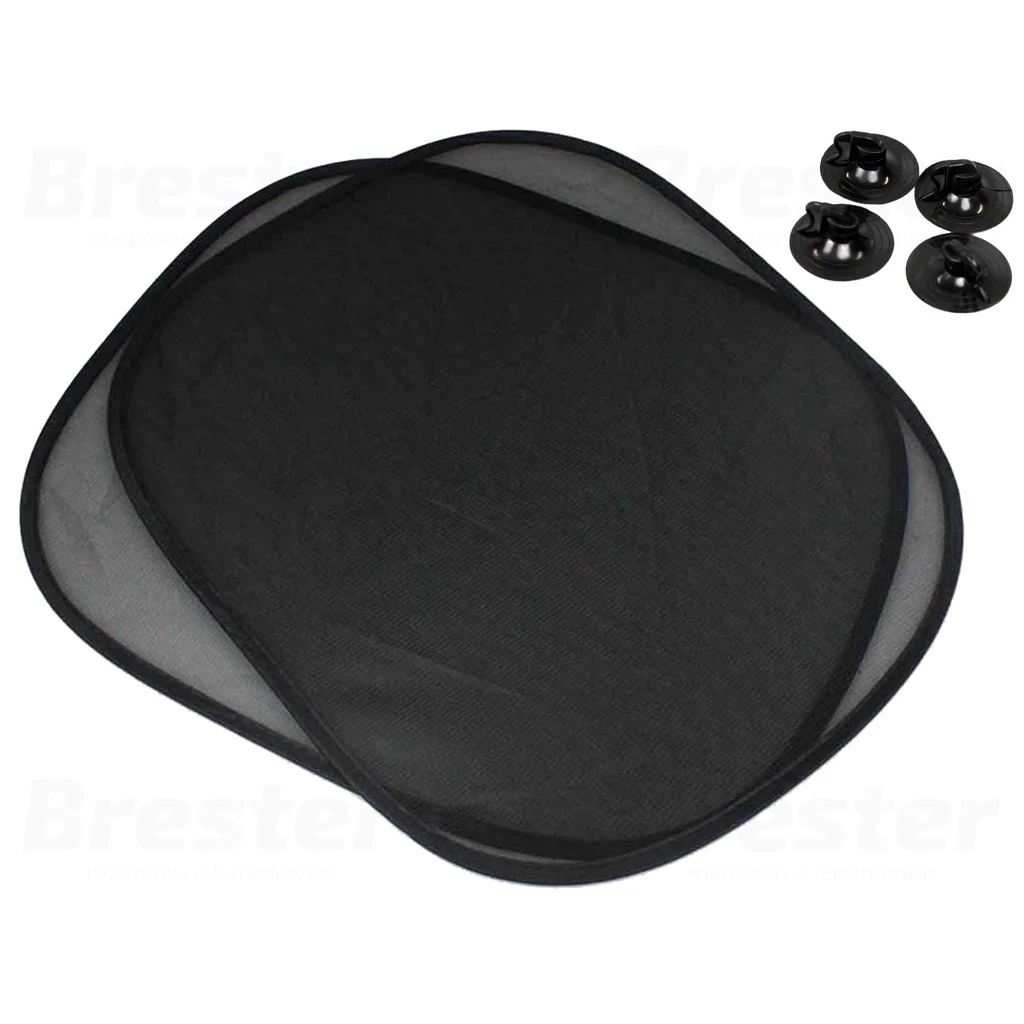 Kit 2 Protetor Solar P/ Carro Vidro C/ Ventosa Proteção Uv Western PC-205