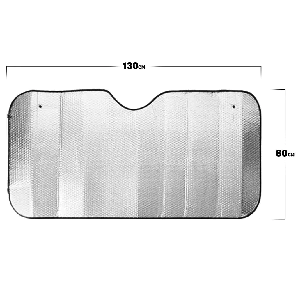 Protetor Solar Para Carros Para-Brisa Quebra Sol Painel Automotivo Janelas Proteção Térmica 60 x 130