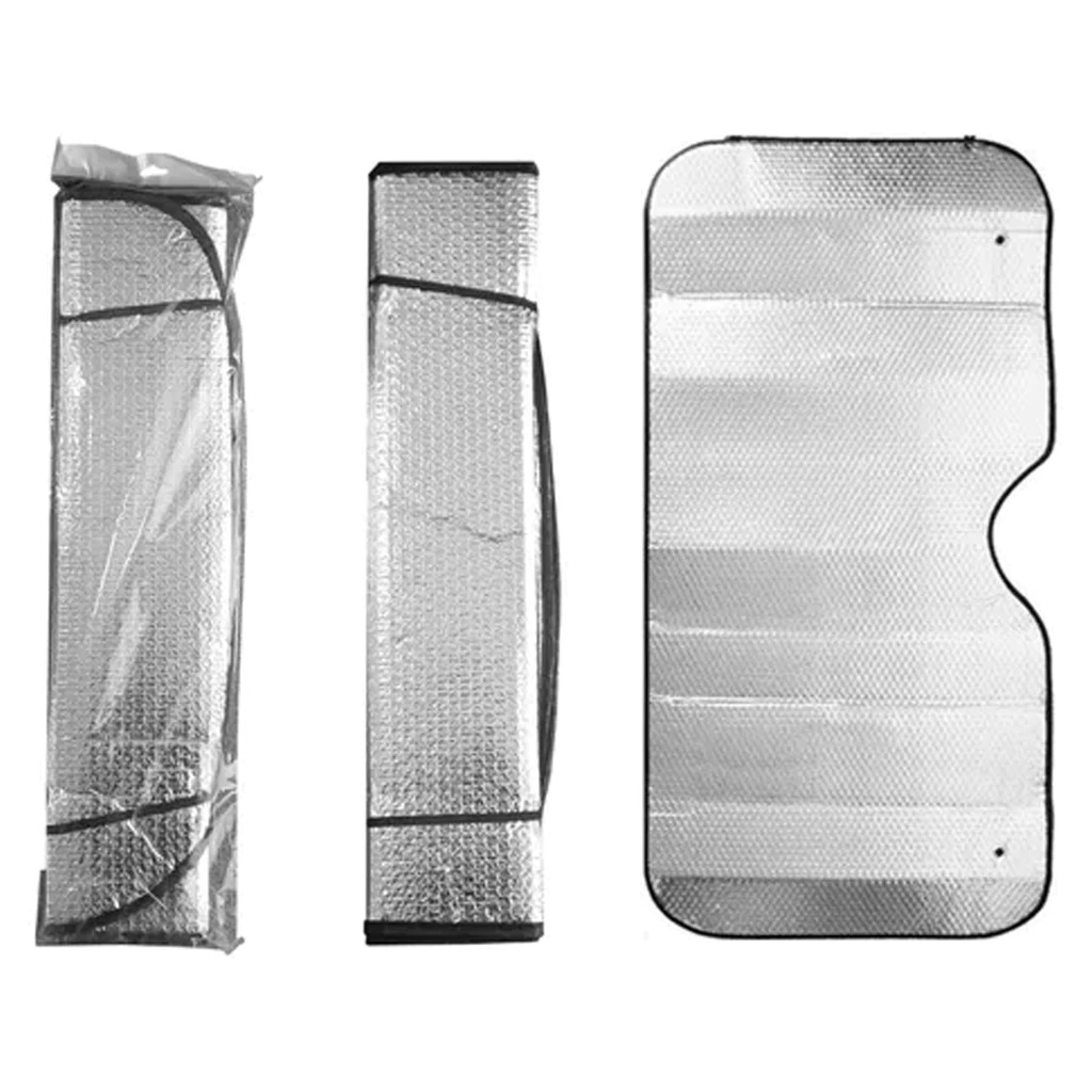 Protetor Solar Para Carros Para-Brisa Quebra Sol Painel Automotivo Janelas Proteção Térmica 60 x 130