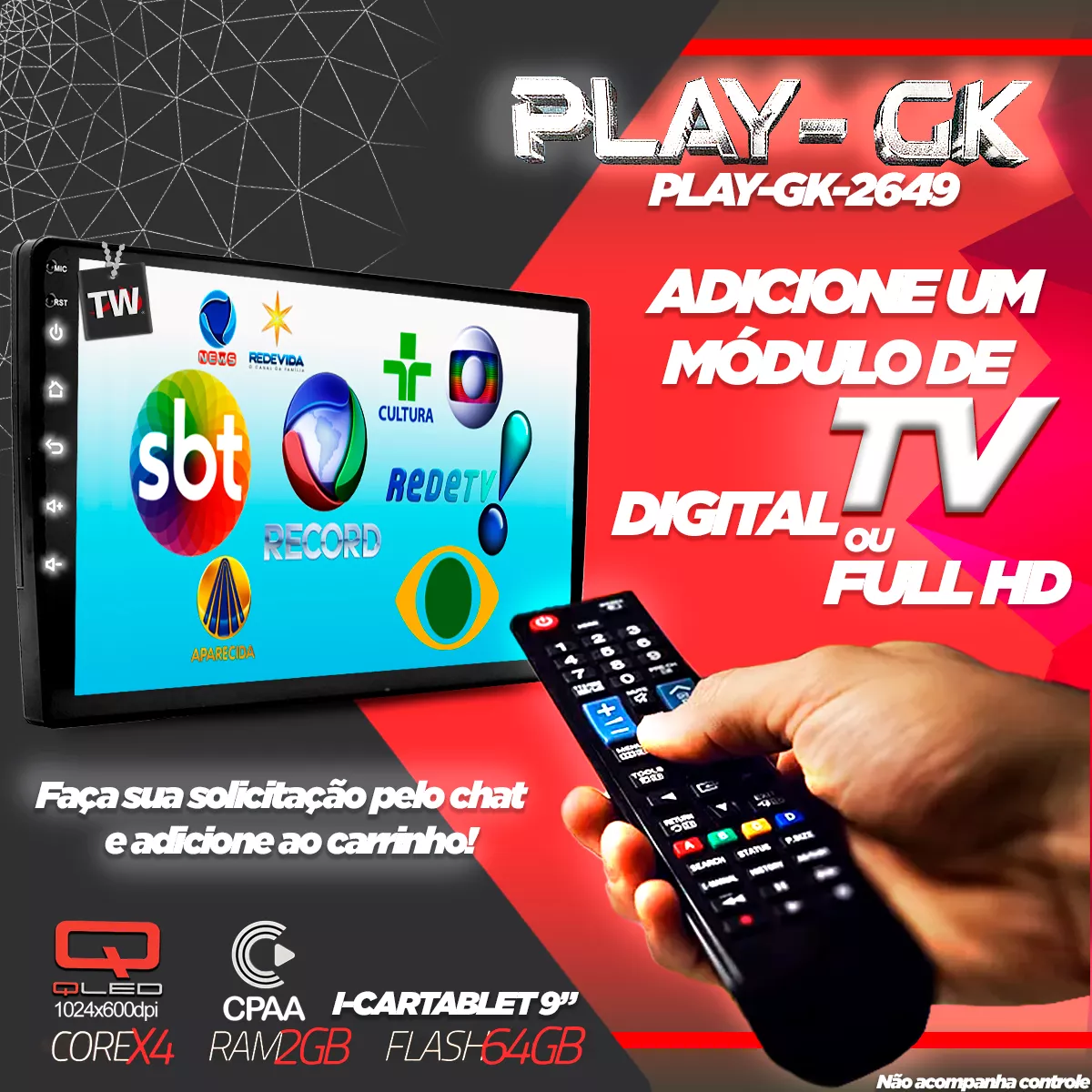 Multimídia Android 64gb Onix 2020-2025 C/ Mylink Carplay