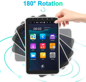 Oferta de Natal | Central Multimídia Universal | Tela Rotativa e Flutuante Carplay Android Wifi (PARA QUALQUER CARRO)