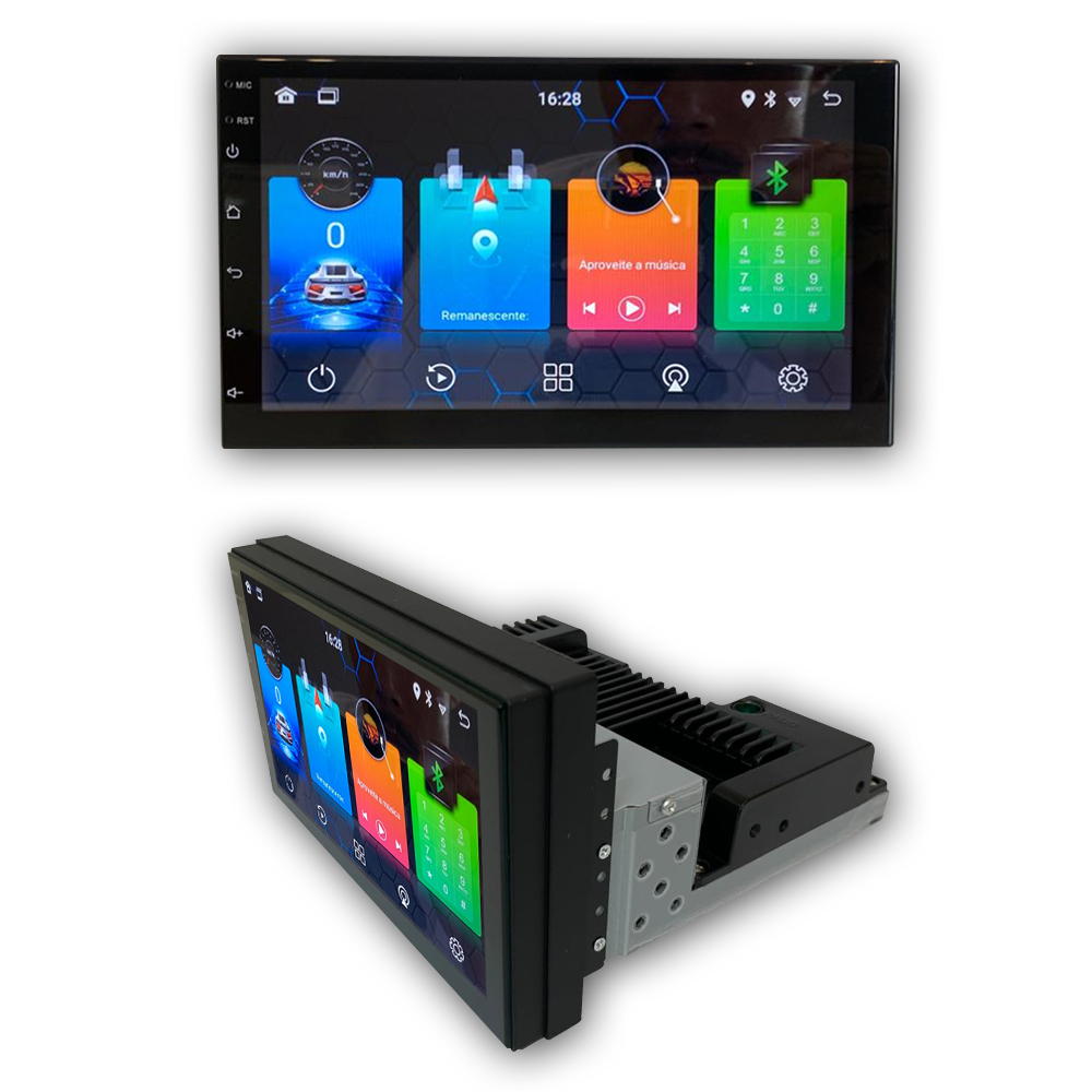 Central Multimídia V2 Universal 1 DIN 7"