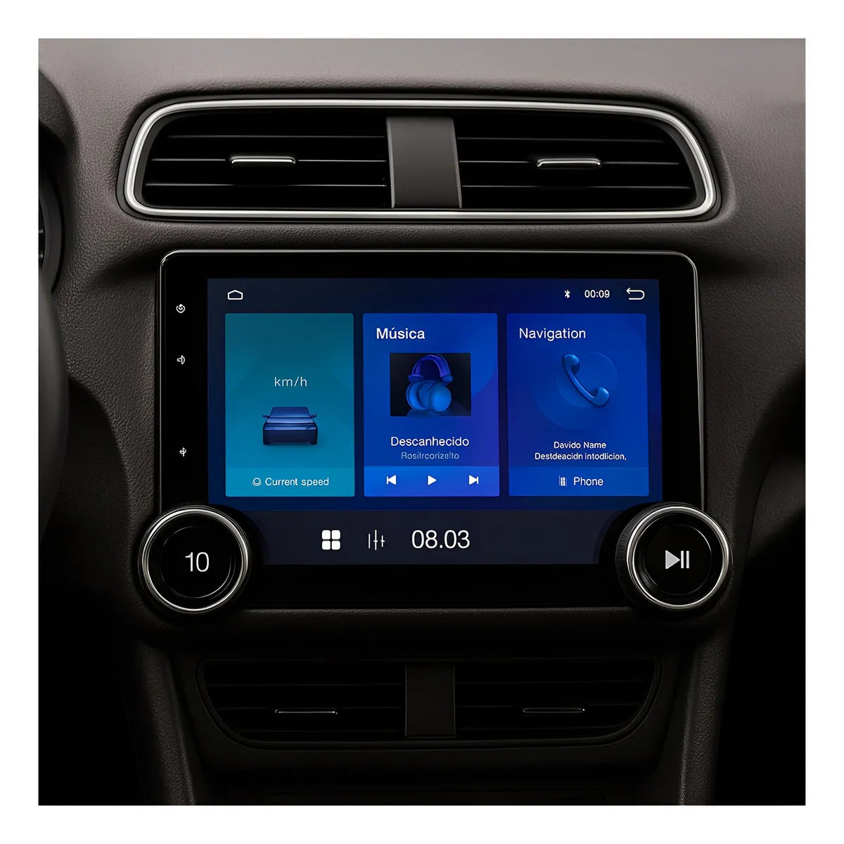 Central Multimídia HT-9530CA Diamond 2K Android 2/32gb