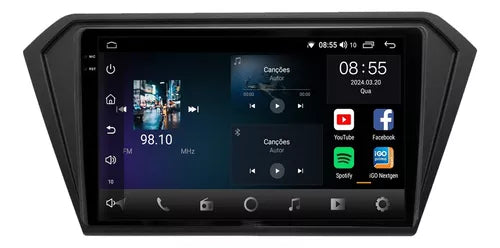 Multimidia Vw Gol G7 G8 9p Aikon Core Red 2/64gb + CÂMERA DE RÉ DE BRINDE