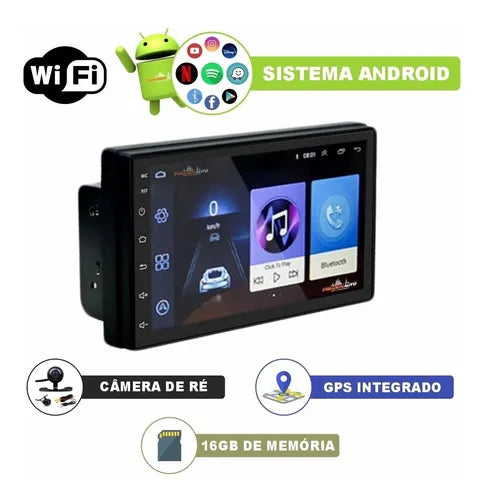 Central Multimidia Onix Joy 2020 Gps Android Wi-fi Camera Ré