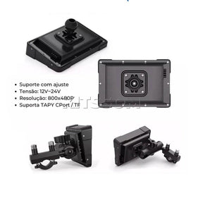 Multimidia Monitor Moto Carplay Android Auto Sem Fio