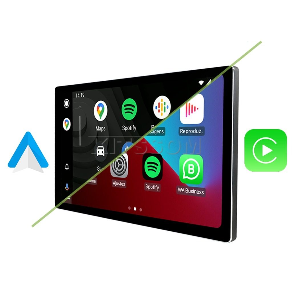 Multimídia Toyota Hilux 2019 2020 2021 2022 2023 V2 Tesla 13" 2016 2017 2018