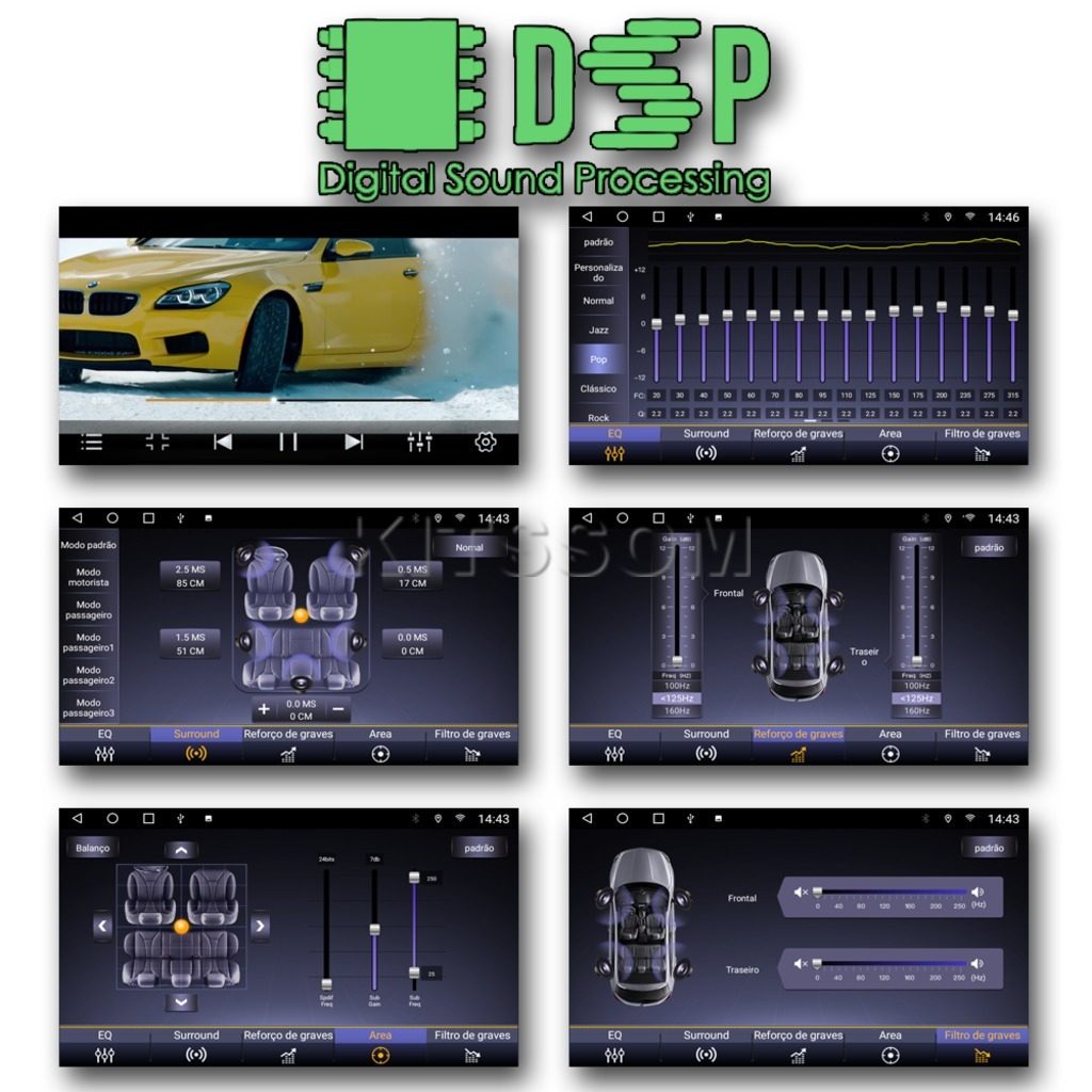 Multimídia Toyota Hilux 2019 2020 2021 2022 2023 V2 Tesla 13" 2016 2017 2018