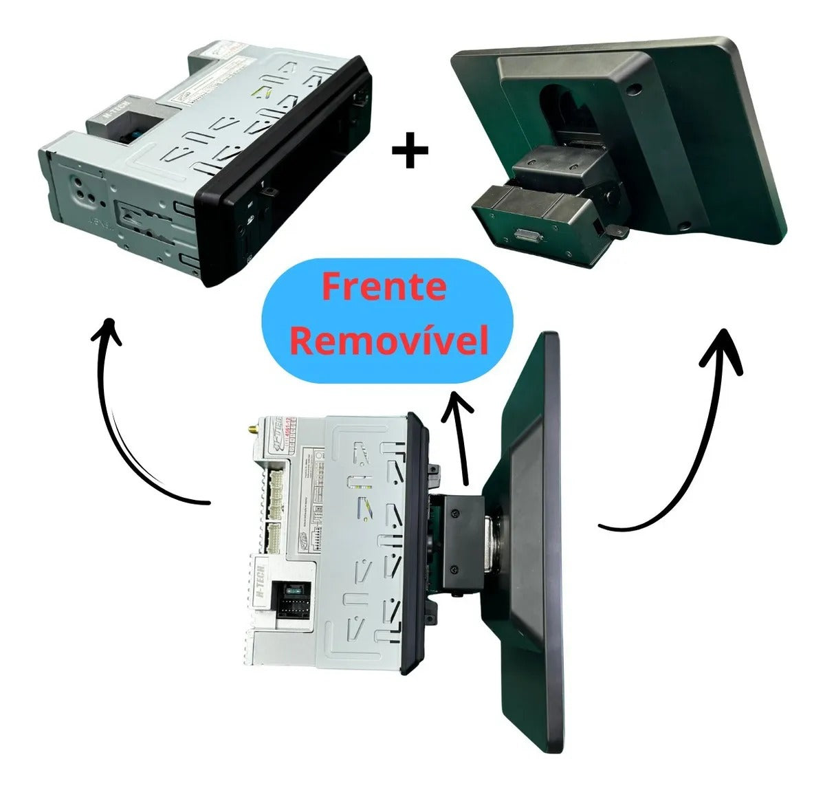 OFERTA DE NATAL 65% OFF | CENTRAL MULTIMIDIA UNIVERSAL(PARA QUALQUER CARRO) + FRETE GRÁTIS