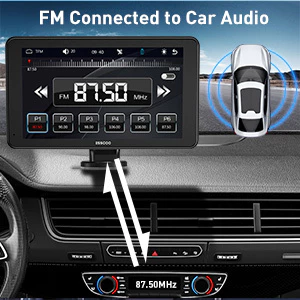 ESSGOO 7 Polegadas Tela De Toque Portátil Carplay MP5 Multimídia Player FHD IPS Android Auto Espelho Link Bluetooth FM Na