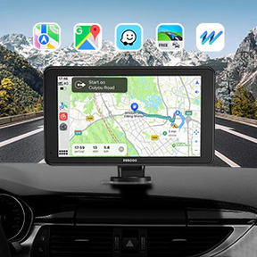 ESSGOO 7 Polegadas Tela De Toque Portátil Carplay MP5 Multimídia Player FHD IPS Android Auto Espelho Link Bluetooth FM Na