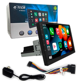 Multimidia H-tech Ht-9823ca 1 Din 9 Polegadas Android 12 Carplay Android Auto 2Gb Ram 32GB Memória