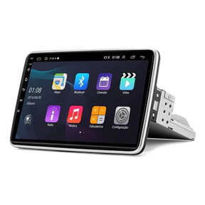 Oferta Mês de Agosto | Central Multimídia Universal | Tela Rotativa e Flutuante Carplay Android Wifi (PARA QUALQUER CARRO)
