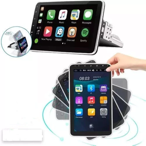Oferta Mês de Agosto | Central Multimídia Universal | Tela Rotativa e Flutuante Carplay Android Wifi (PARA QUALQUER CARRO)