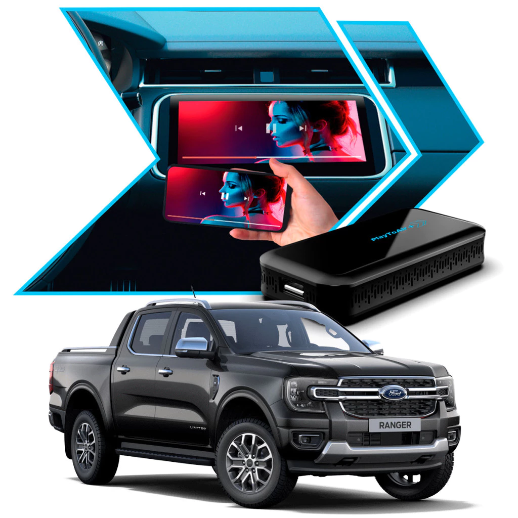 PlaytoAir Módulo Carplay Android Espelhamento s/ Fio Wi-fi Bluetooth Multimídia Carros