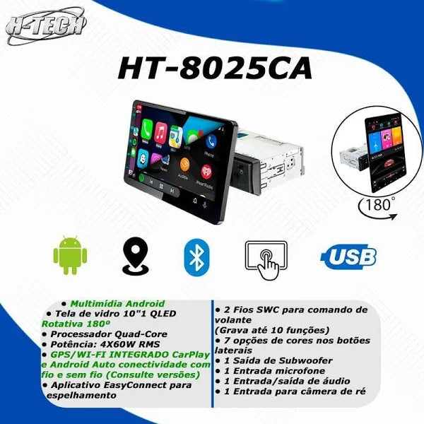 PREÇO DE CUSTO| CENTRAL MULTIMIDIA UNIVERSAL WIFI ANDROID 12 TELA FLUTUANTE TOUCH 1DIN (PARA QUALQUER CARRO) + FRETE GRÁTIS